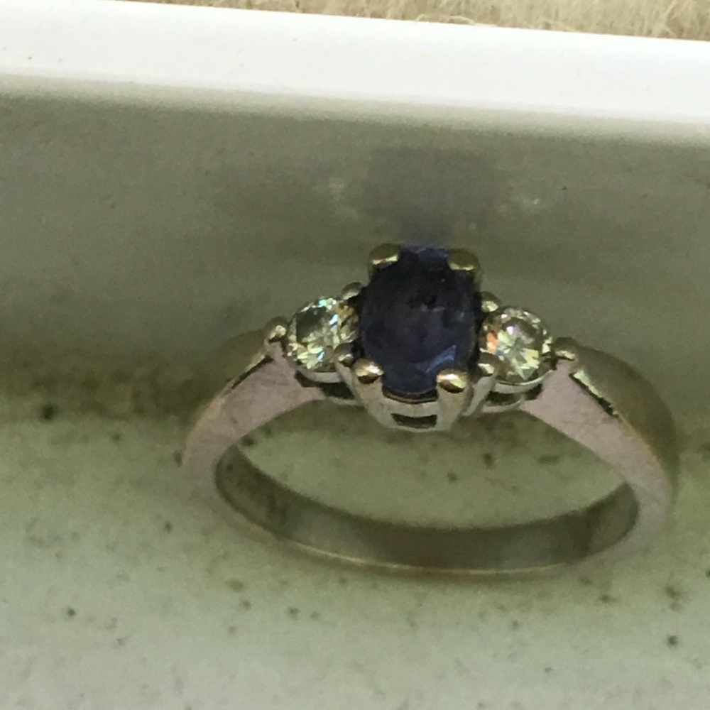 Tanzanite and Diamond Ring